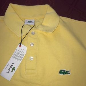 Lacoste Yellow Polo T-Shirt Men’s Size Large or XL